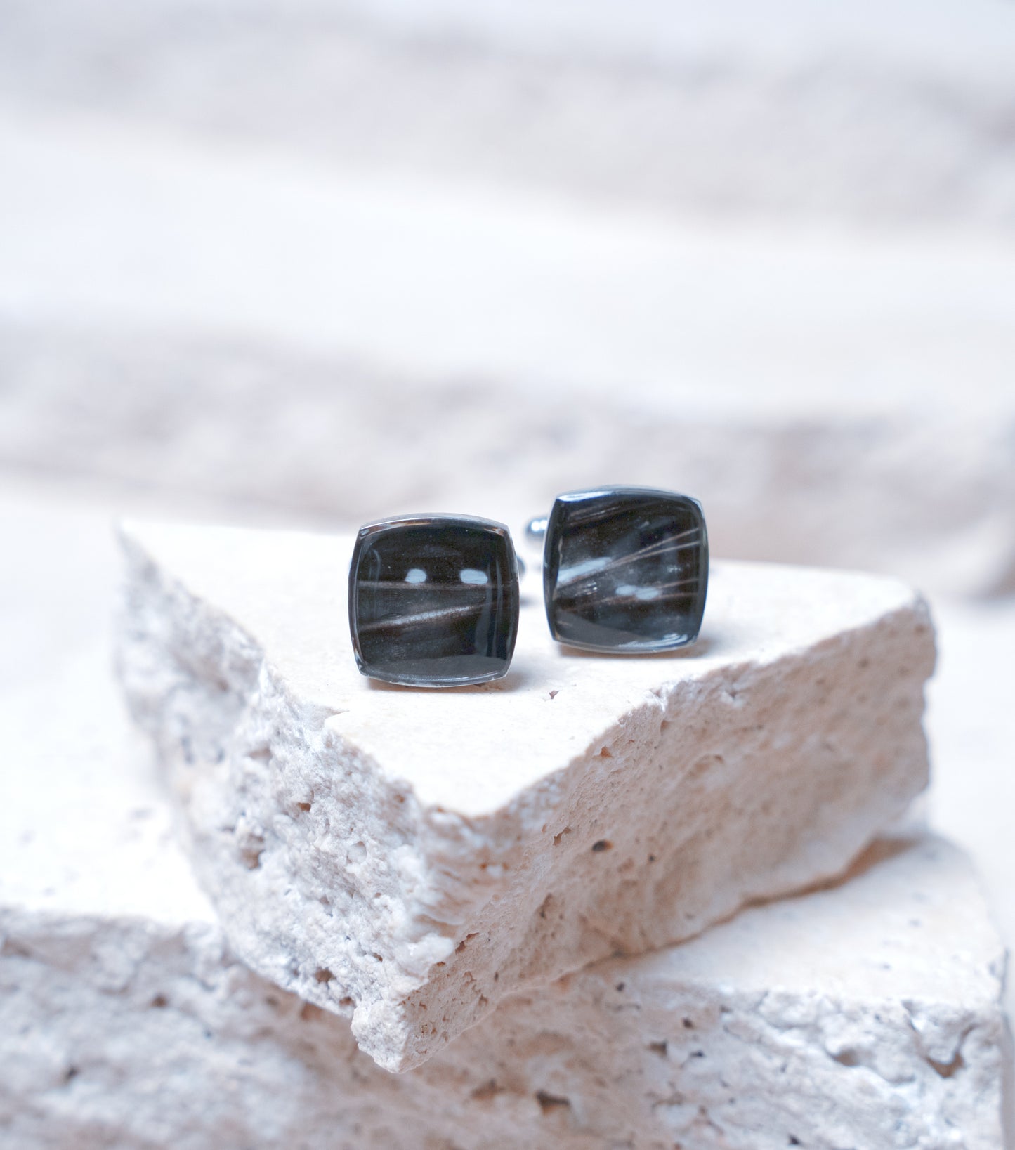 Venom Dark Cufflinks — Stainless Steel