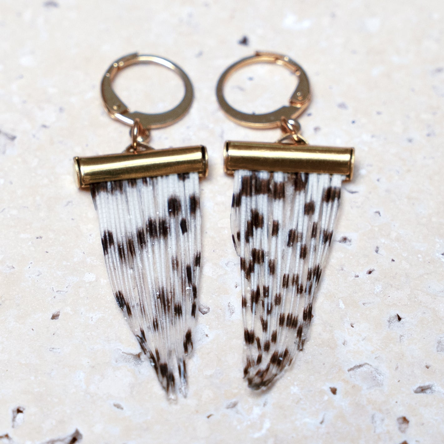 Impact Earrings — Gold Tube, 16mm