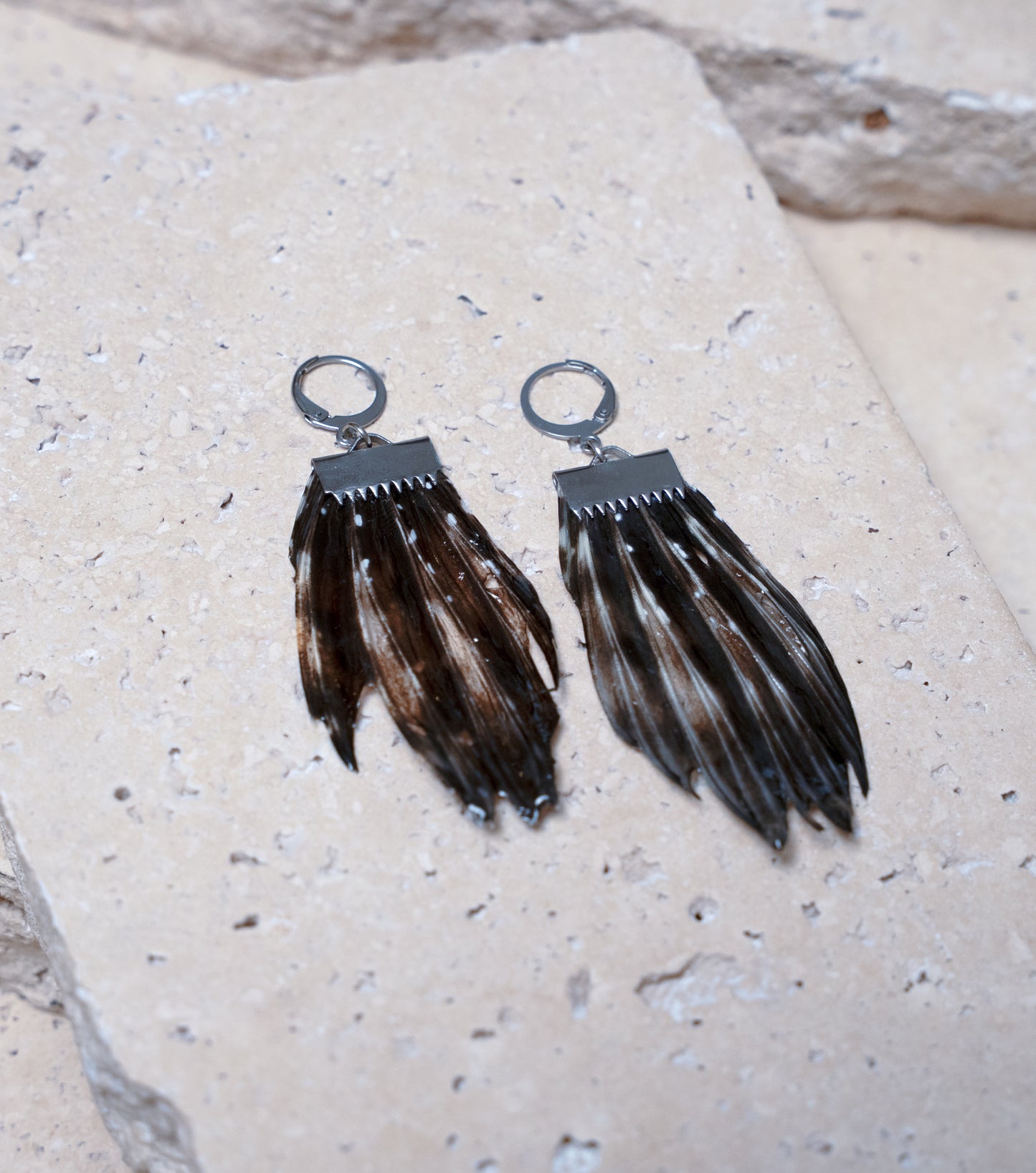 Venom Earrings — Stainless Steel Flat, 15mm