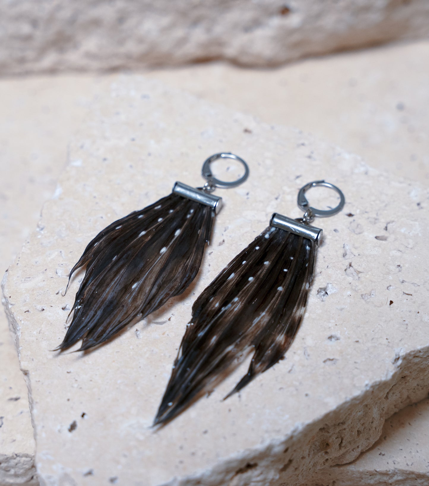 Venom Earrings — Stainless Steel Tube, 13mm