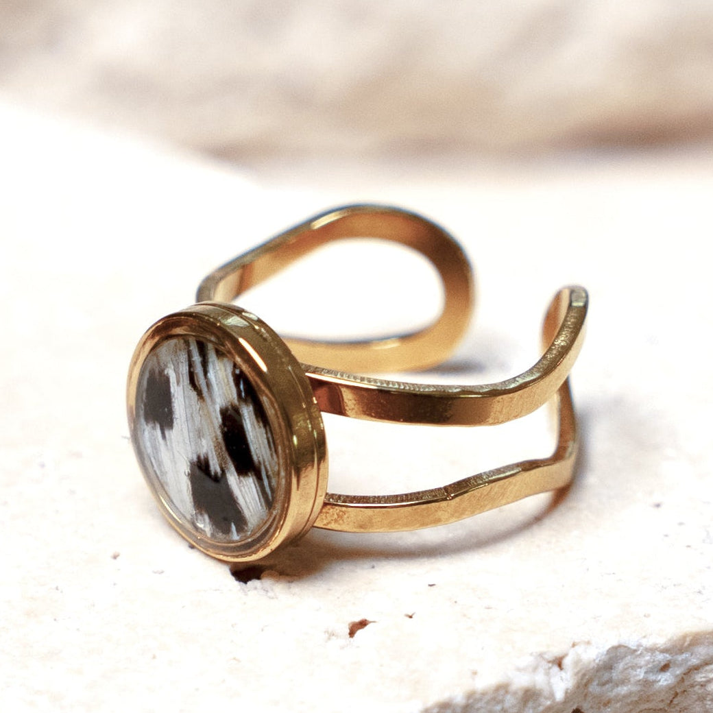 Impact Ring — Gold Circle, 10mm