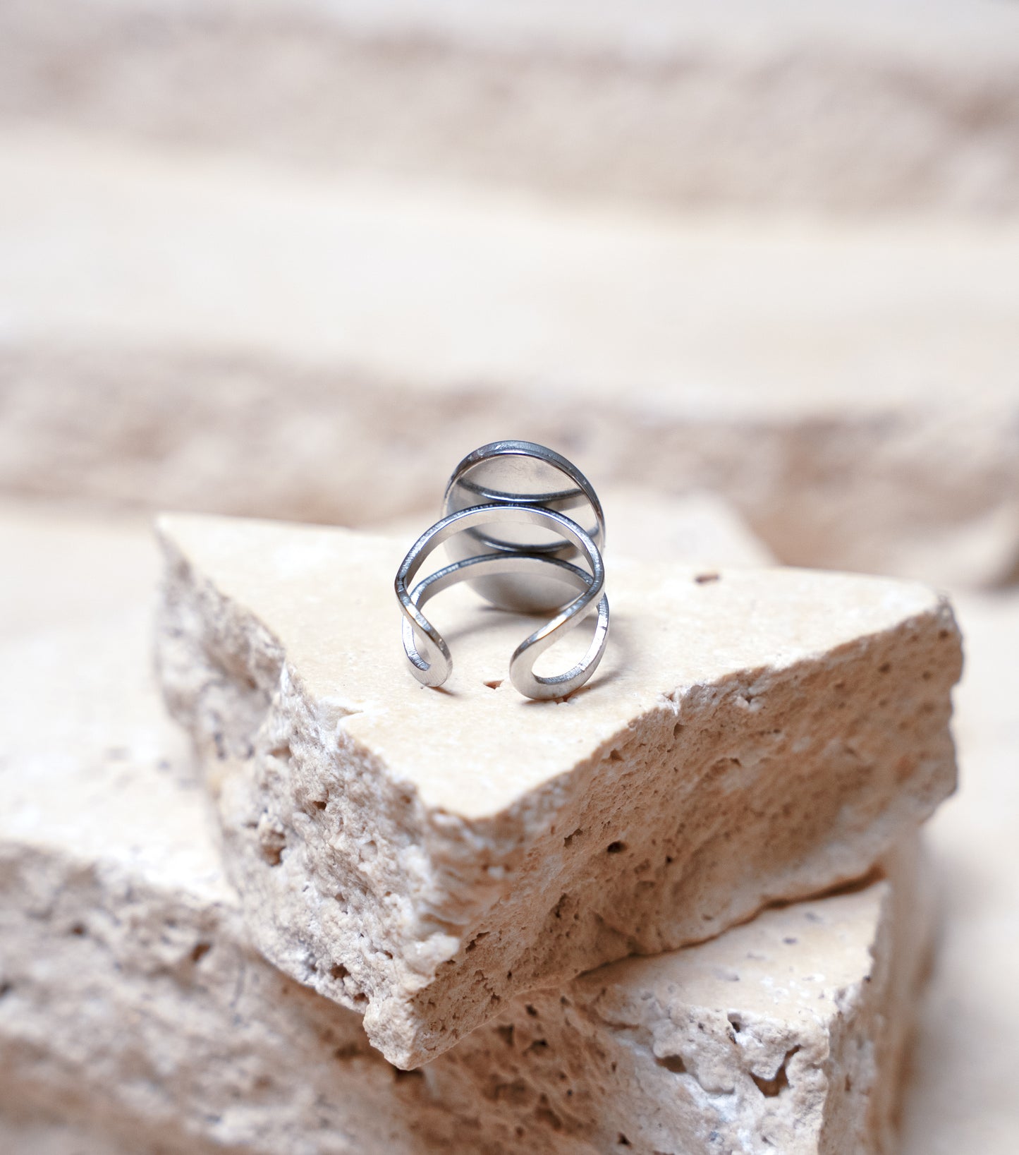 Composition Ring — Stainless Steel Oval