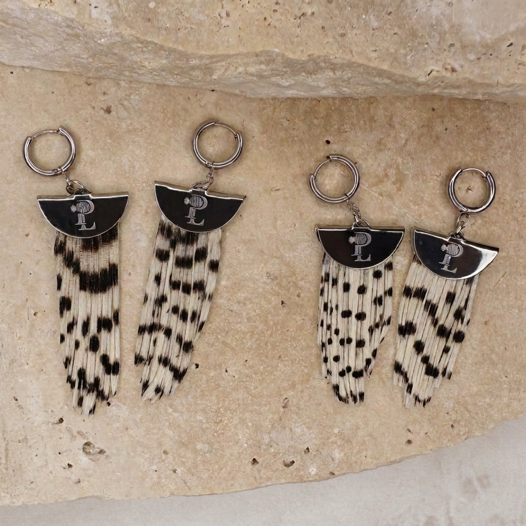 Signature PL Earrings – Silver / 2cm Half Moon