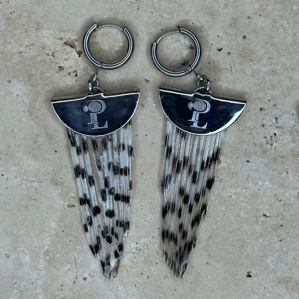 Signature PL Earrings – Silver / 2cm Half Moon