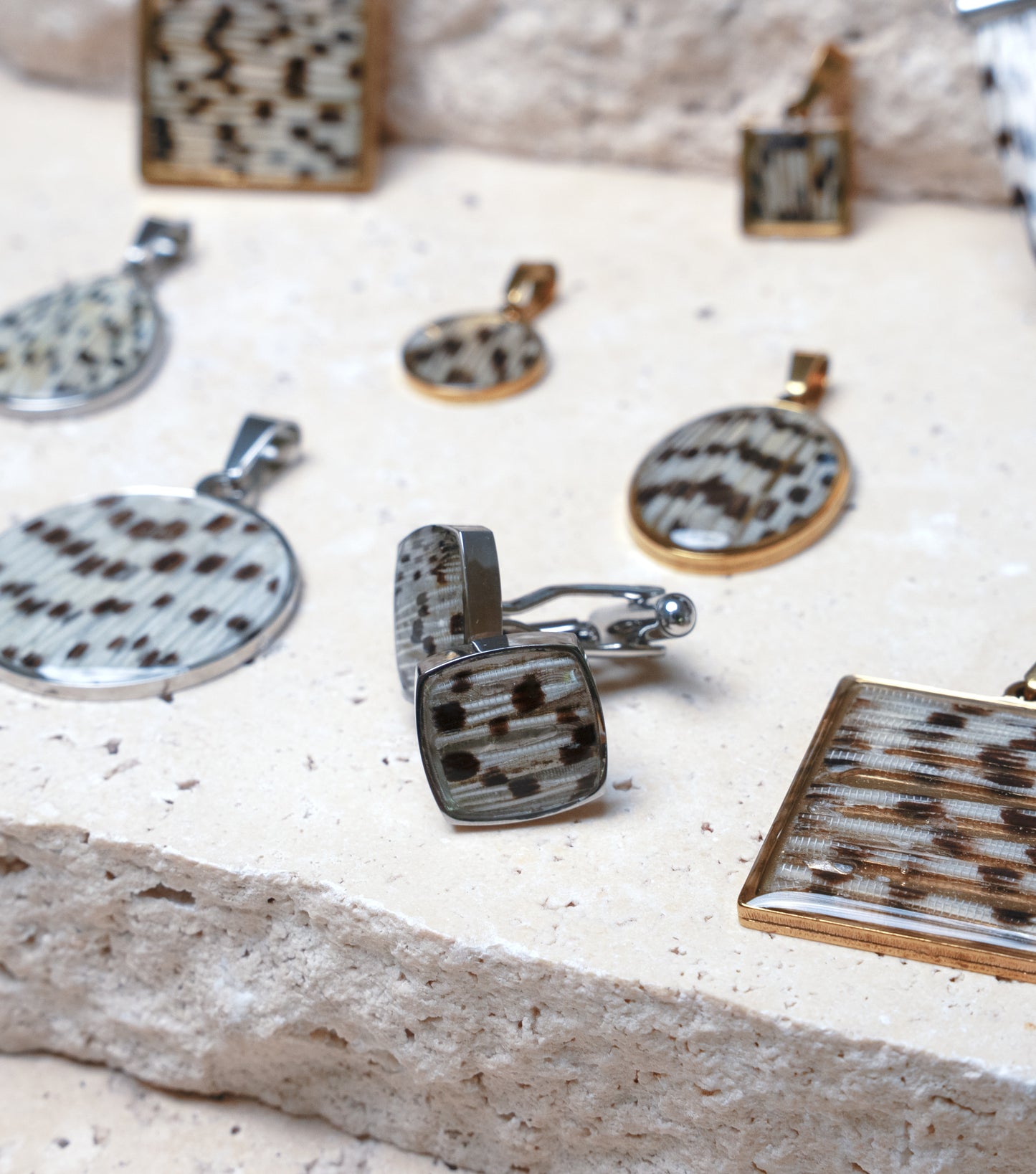 Impact Cufflinks — Stainless Steel