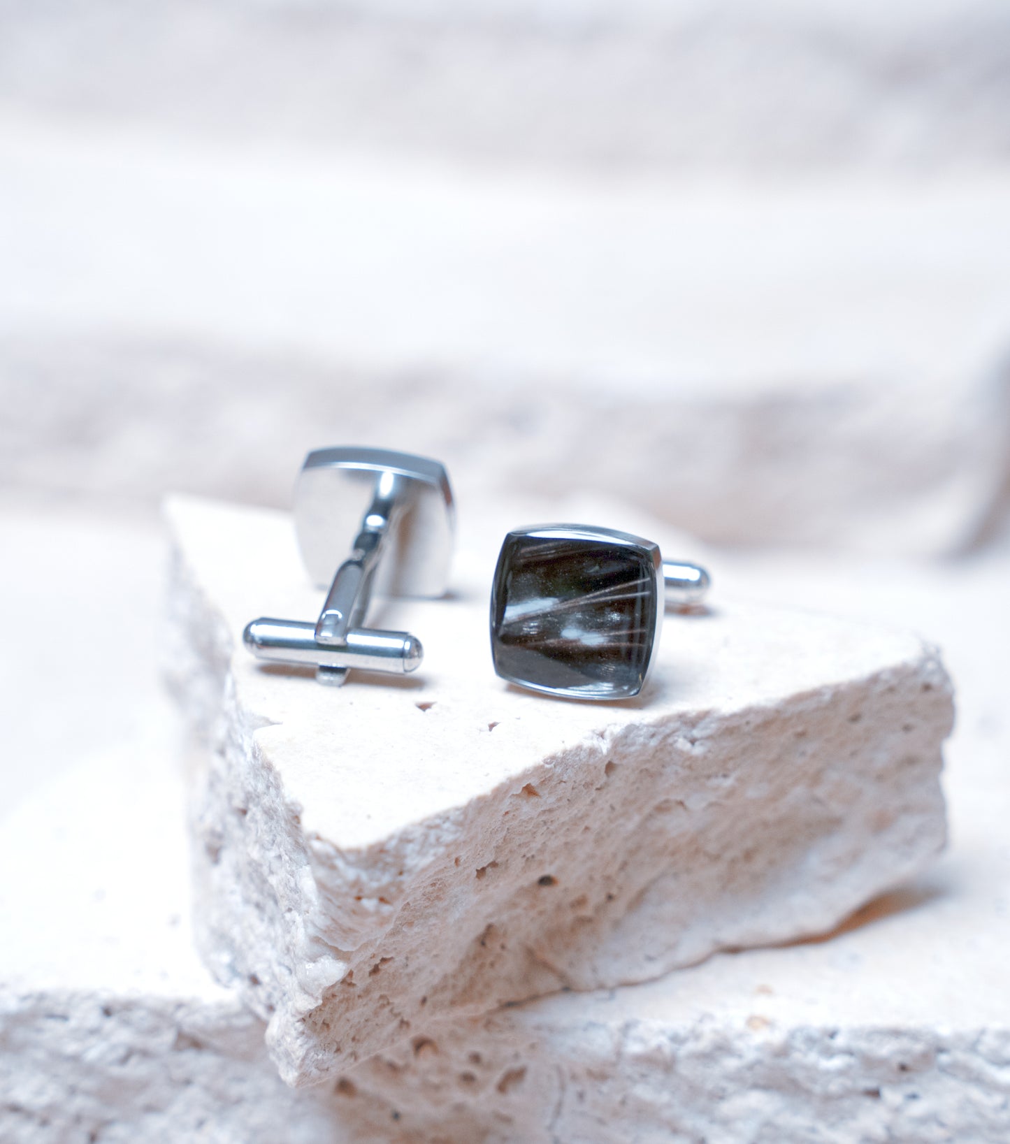 Venom Dark Cufflinks — Stainless Steel