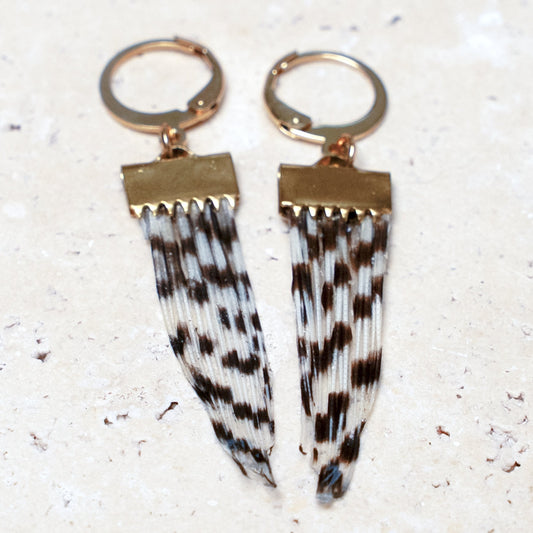 Impact Earrings — Gold Flat, 10mm