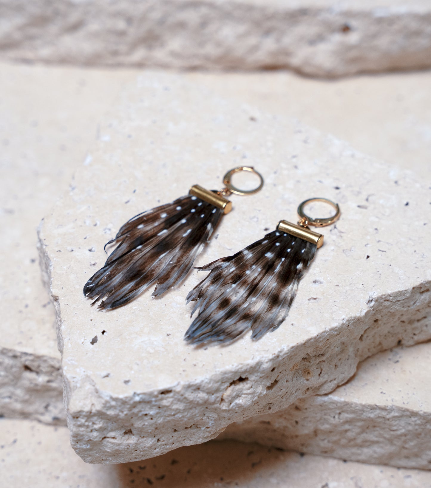Venom Earrings — Gold Tube, 13mm