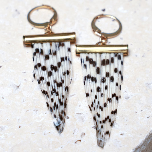 Impact Earrings — Gold Tube, 20mm