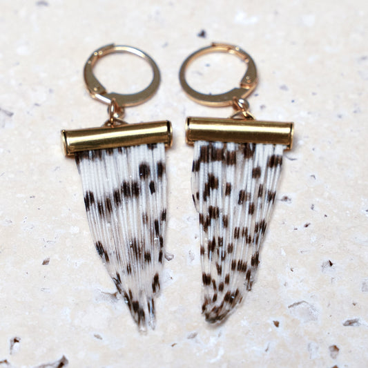 Impact Earrings — Gold Tube, 16mm