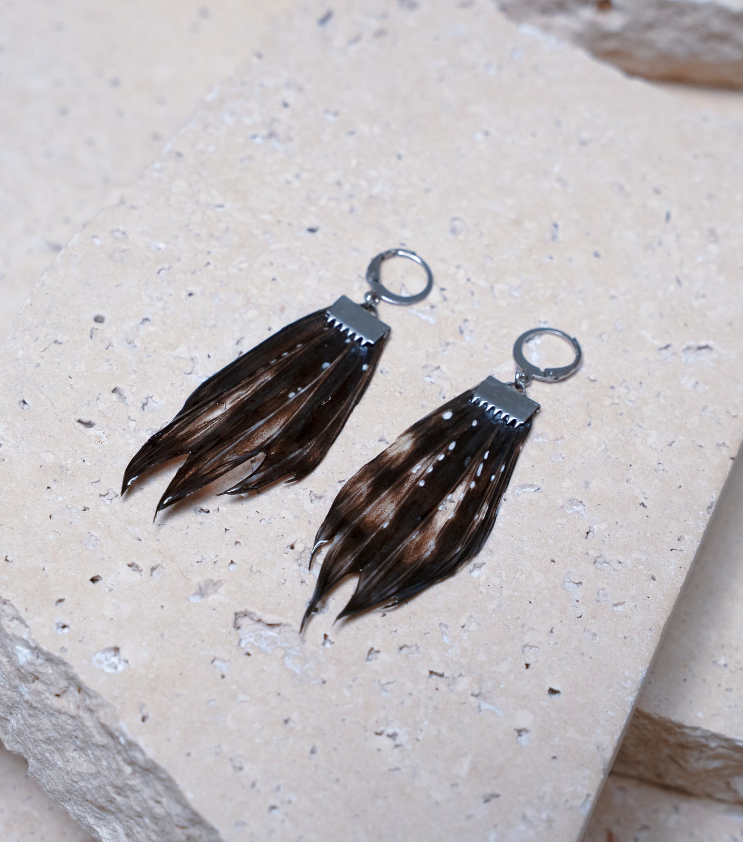 Venom Earrings — Stainless Steel Flat, 13mm