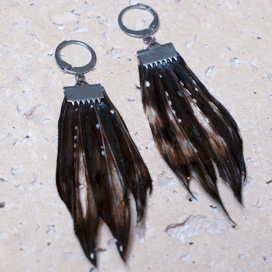 Venom Earrings — Stainless Steel Flat, 13mm