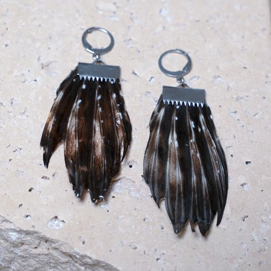 Venom Earrings — Stainless Steel Flat, 15mm