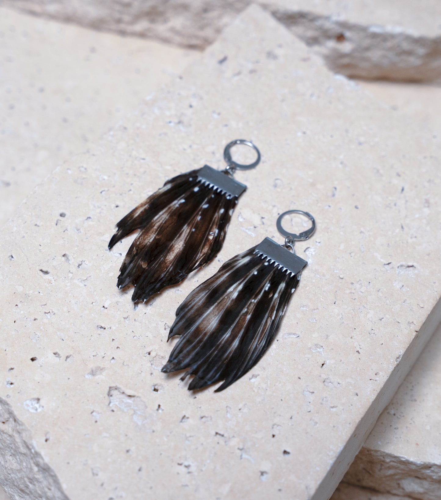 Venom Earrings — Stainless Steel Flat, 15mm
