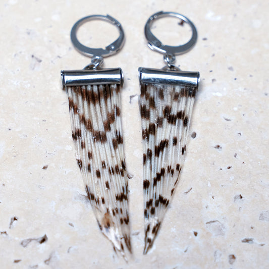 Impact Earrings — Stainless Steel Tube, 13mm
