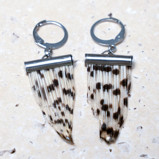 Impact Earrings — Stainless Steel Tube, 16mm