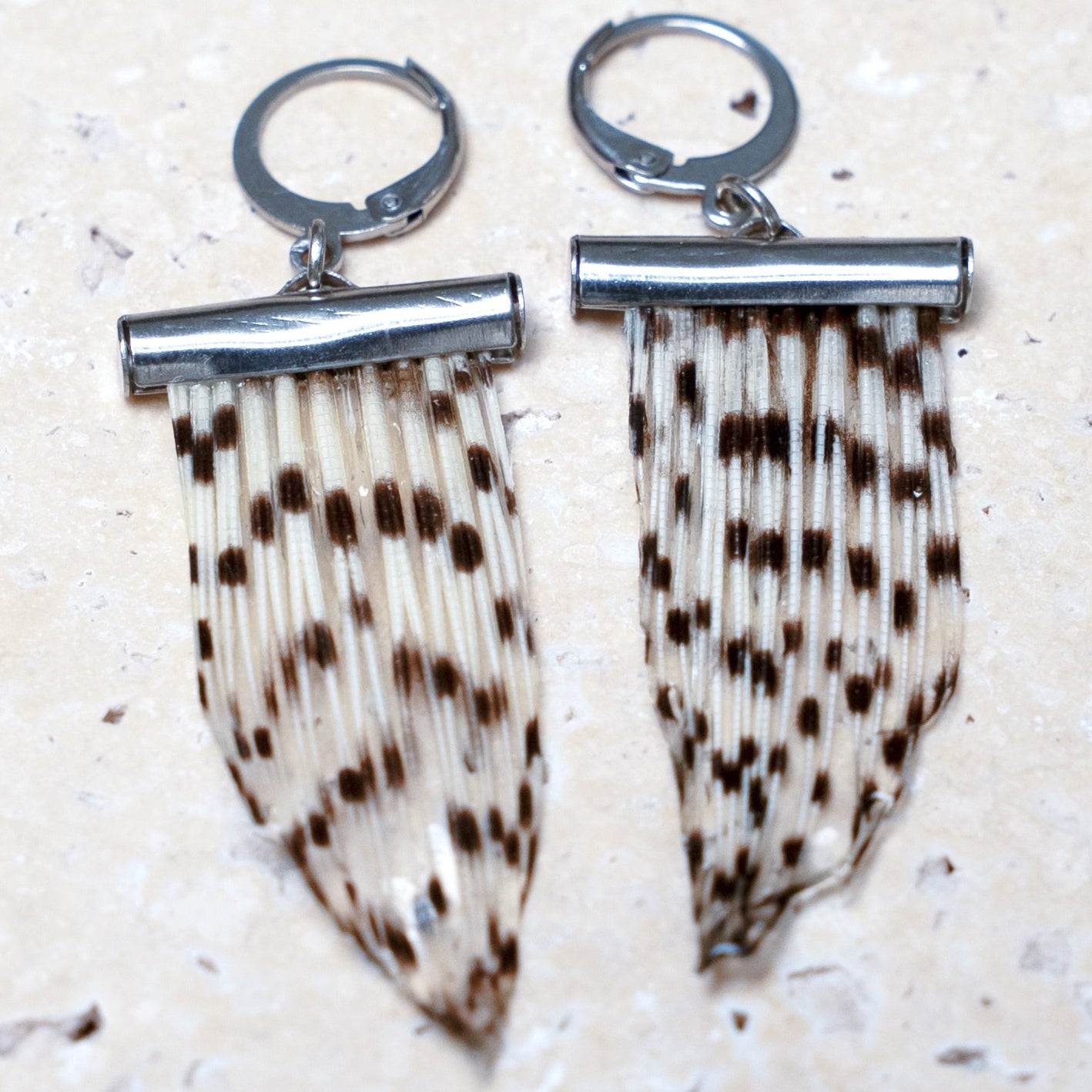 Impact Earrings — Stainless Steel Tube, 20mm