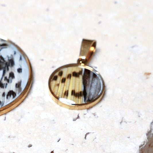 Composition Pendant — Gold Round, 13mm
