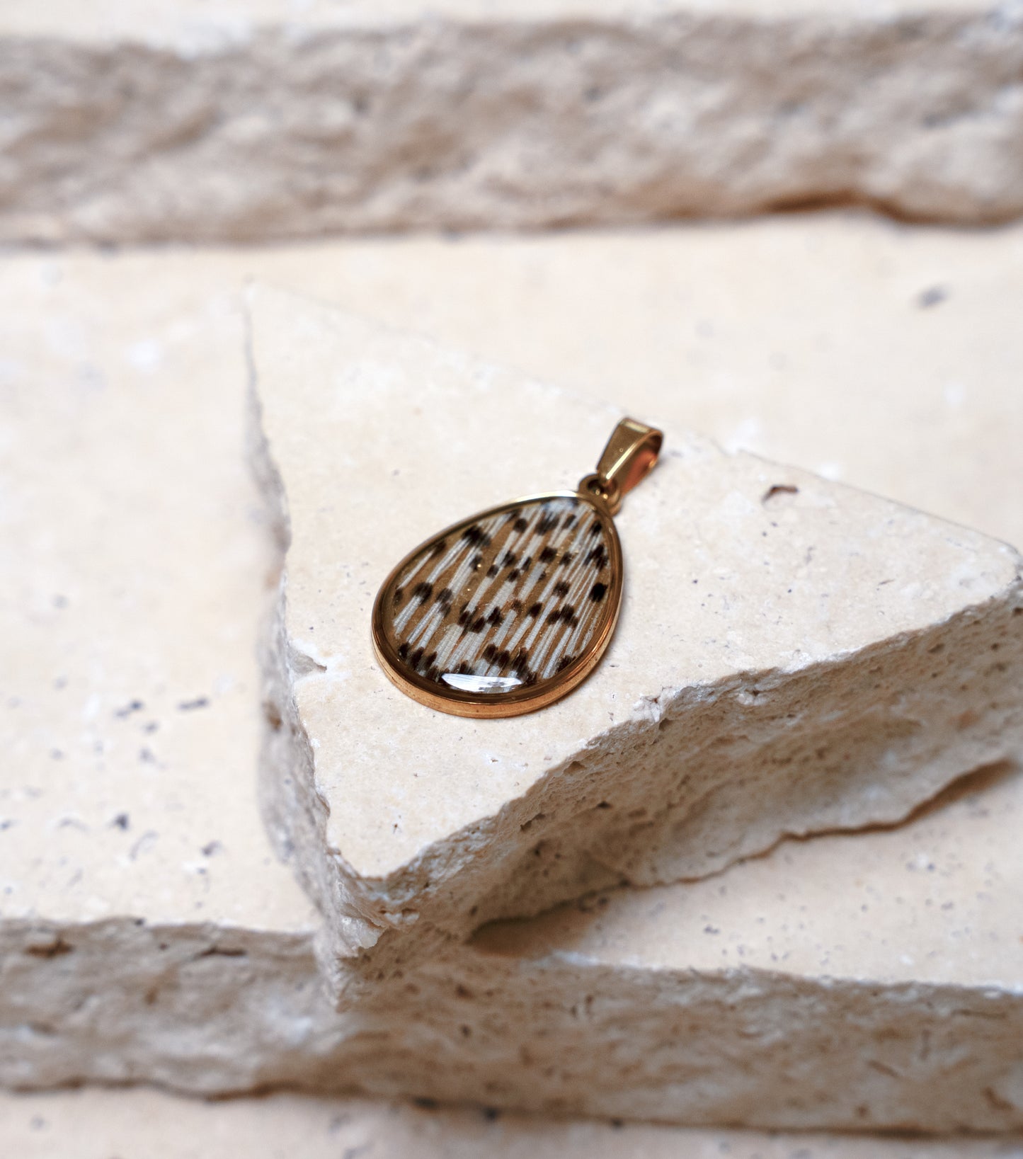 Impact Pendant — Gold Drop