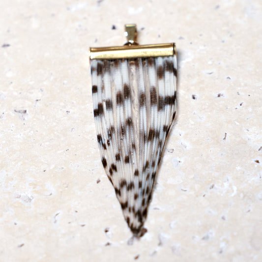 Impact Pendant — Gold Tube, 20mm
