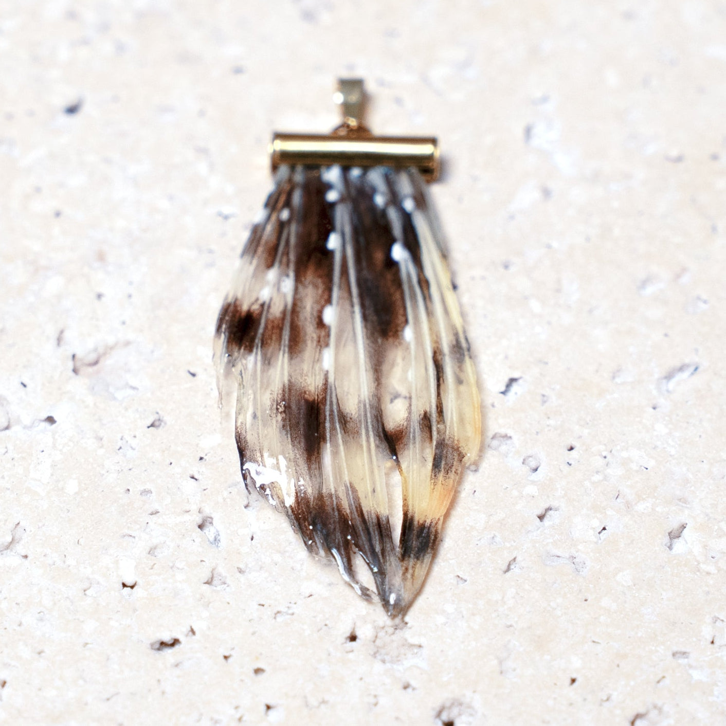 Venom Pendant — Gold Tube, 20mm