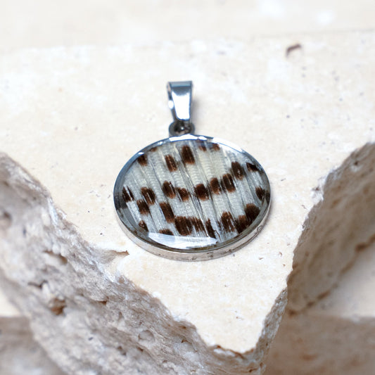 Impact Pendant — Stainless Steel Round, 22mm