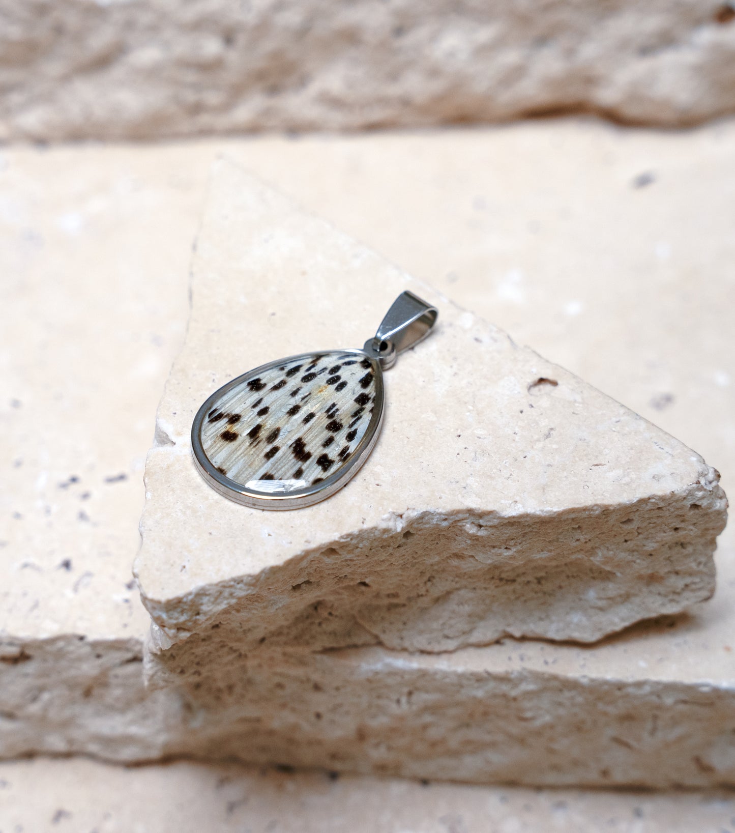Impact Pendant — Stainless Steel Drop