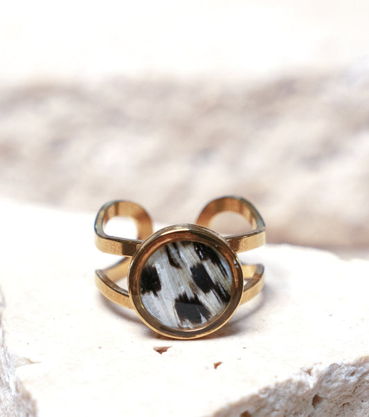 Impact Ring — Gold Circle, 10mm