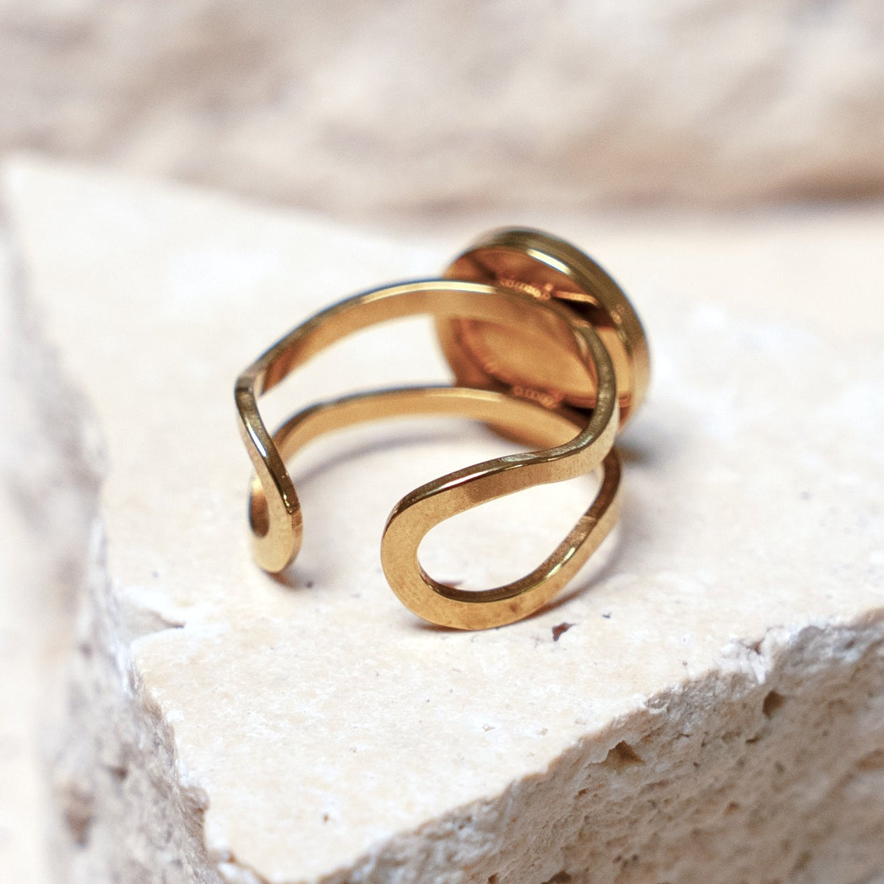 Venom Light Ring — Gold Circle, 10mm