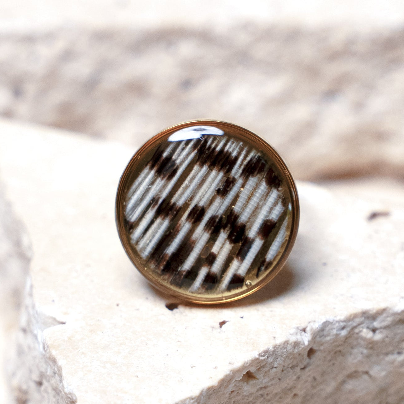 Impact Ring — Gold Circle, 20mm