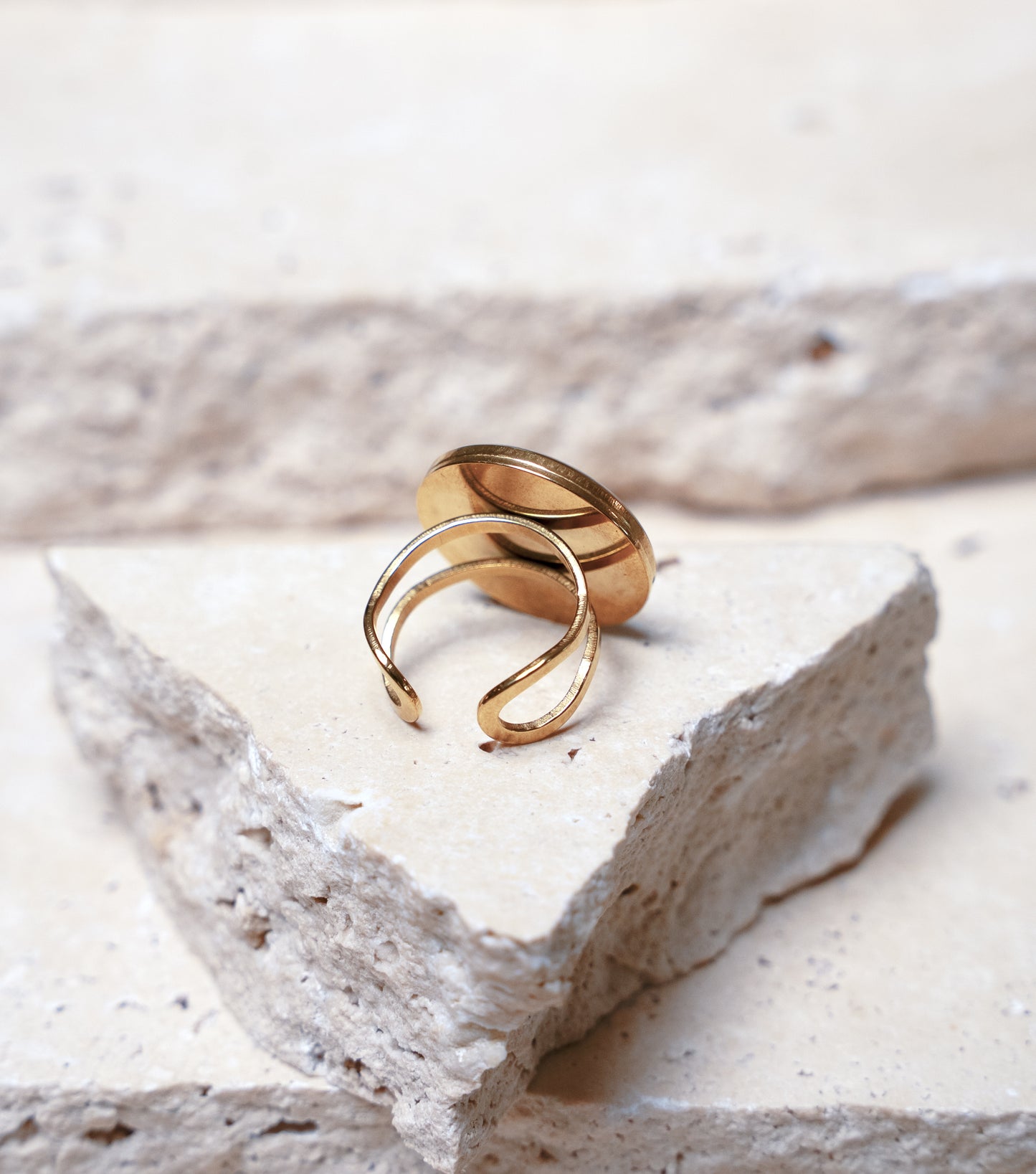 Composition Ring — Gold Circle, 20mm