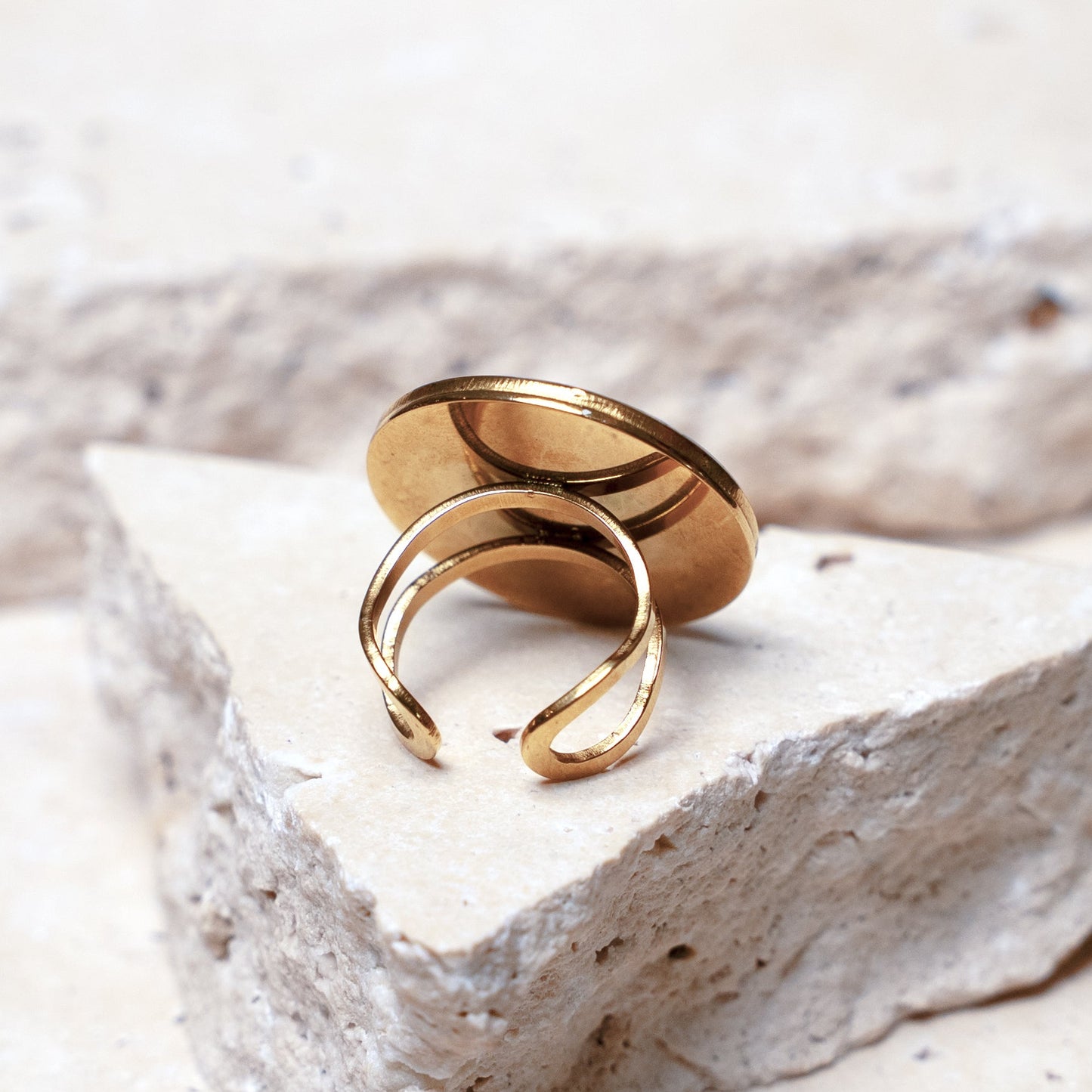 Composition Ring — Gold Circle, 25mm