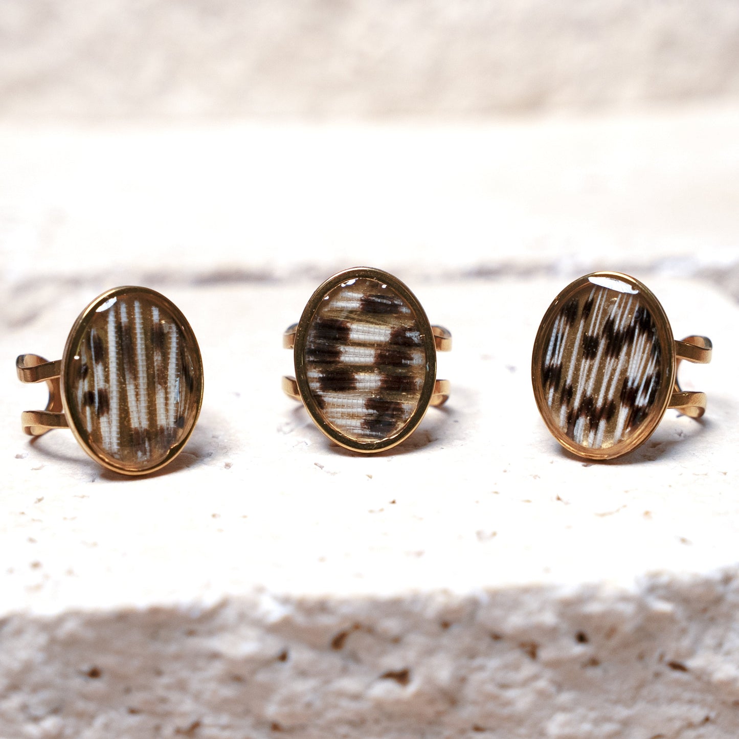 Impact Ring — Gold Oval