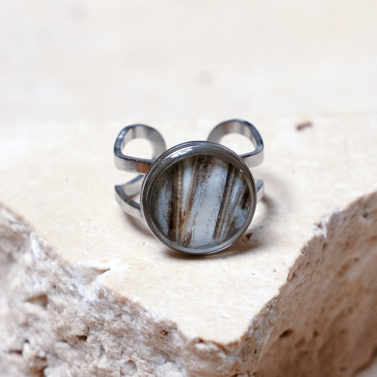 Venom Light Ring — Stainless Steel Circle, 12mm