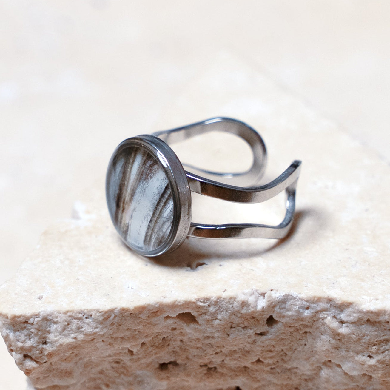 Venom Light Ring — Stainless Steel Circle, 12mm