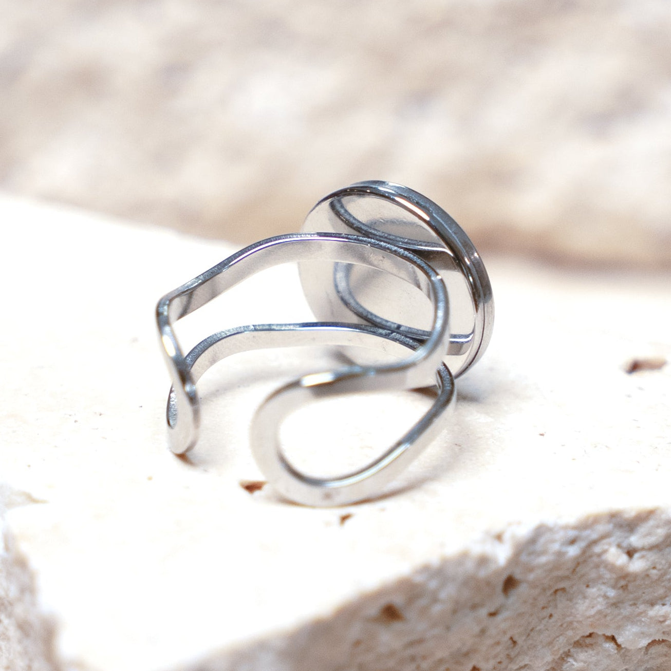 Impact Ring — Stainless Steel Circle, 12mm