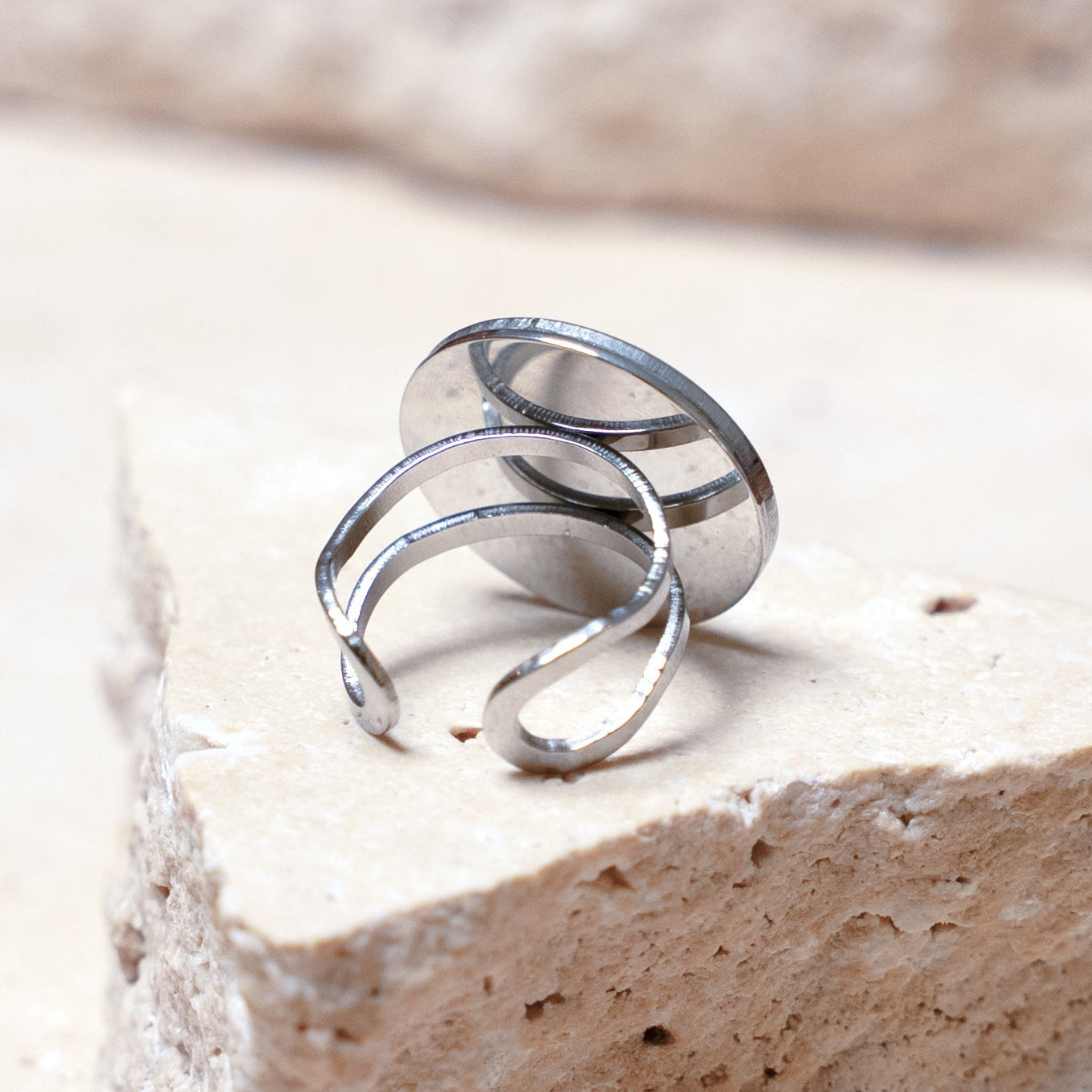 Venom Light Ring — Stainless Steel Circle, 20mm