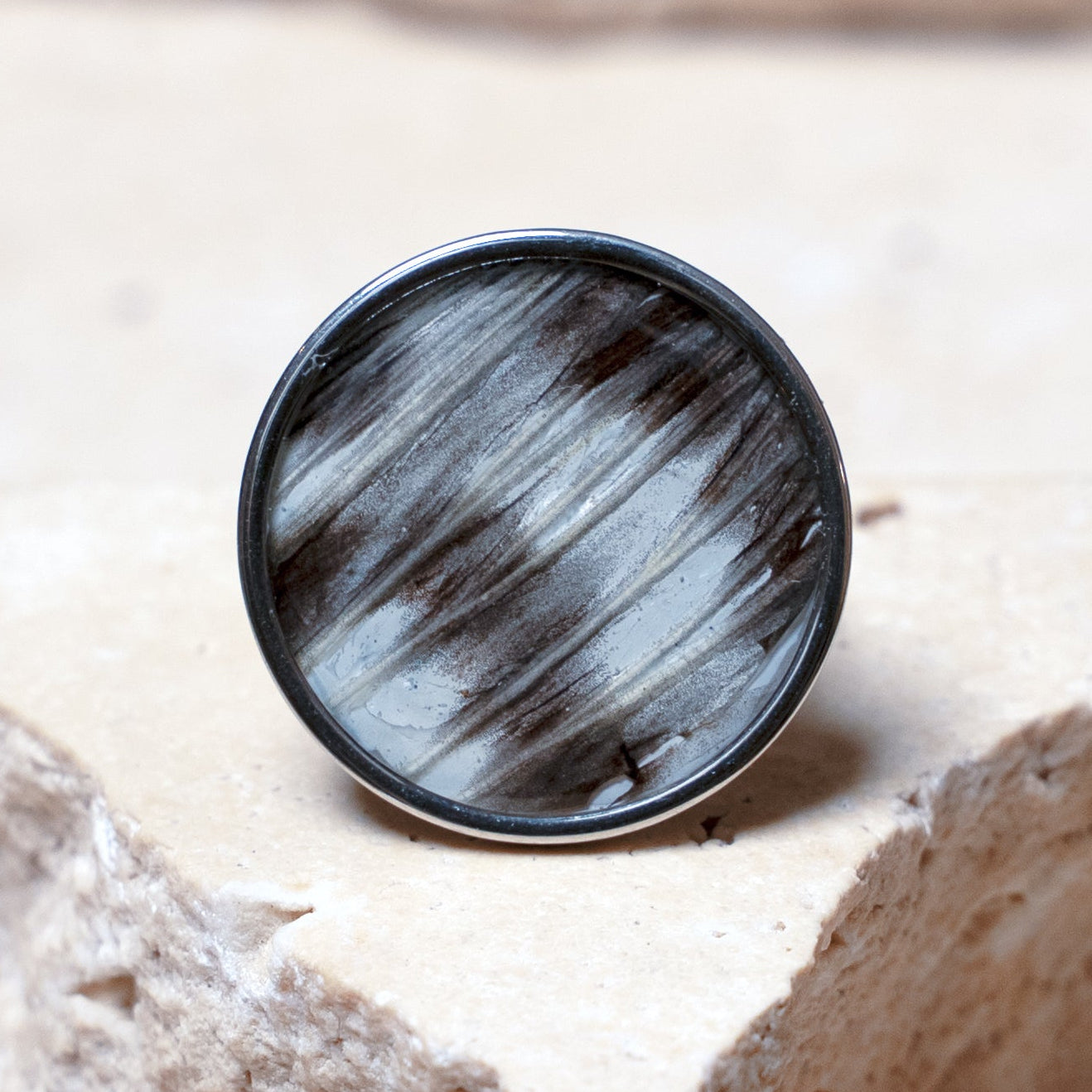 Venom Light Ring — Stainless Steel Circle, 25mm