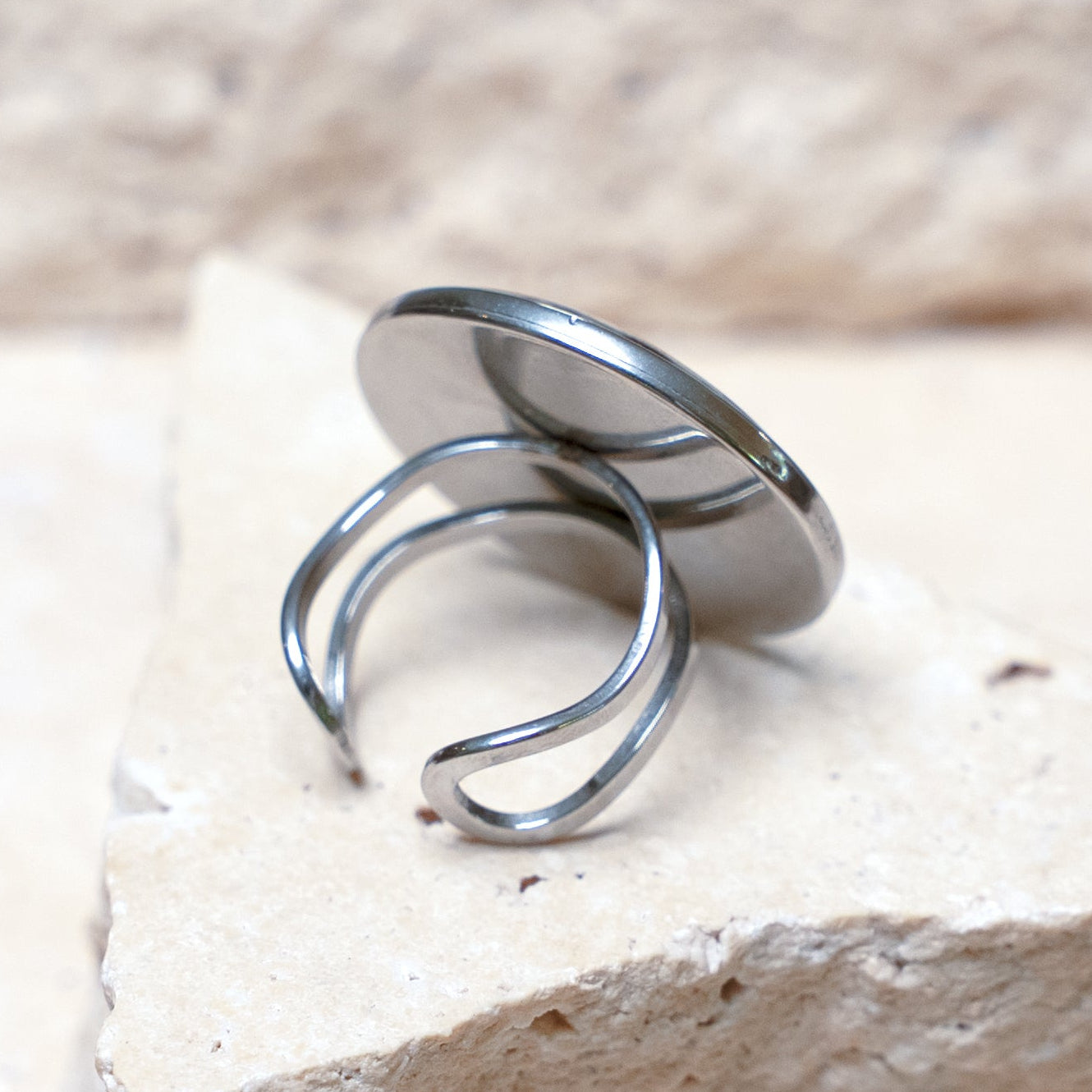 Venom Light Ring — Stainless Steel Circle, 25mm