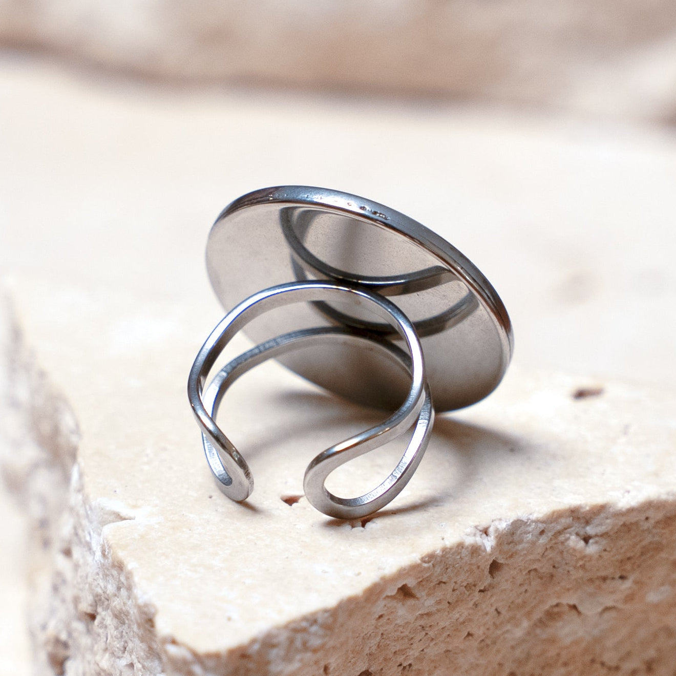 Impact Ring — Stainless Steel Circle, 25mm
