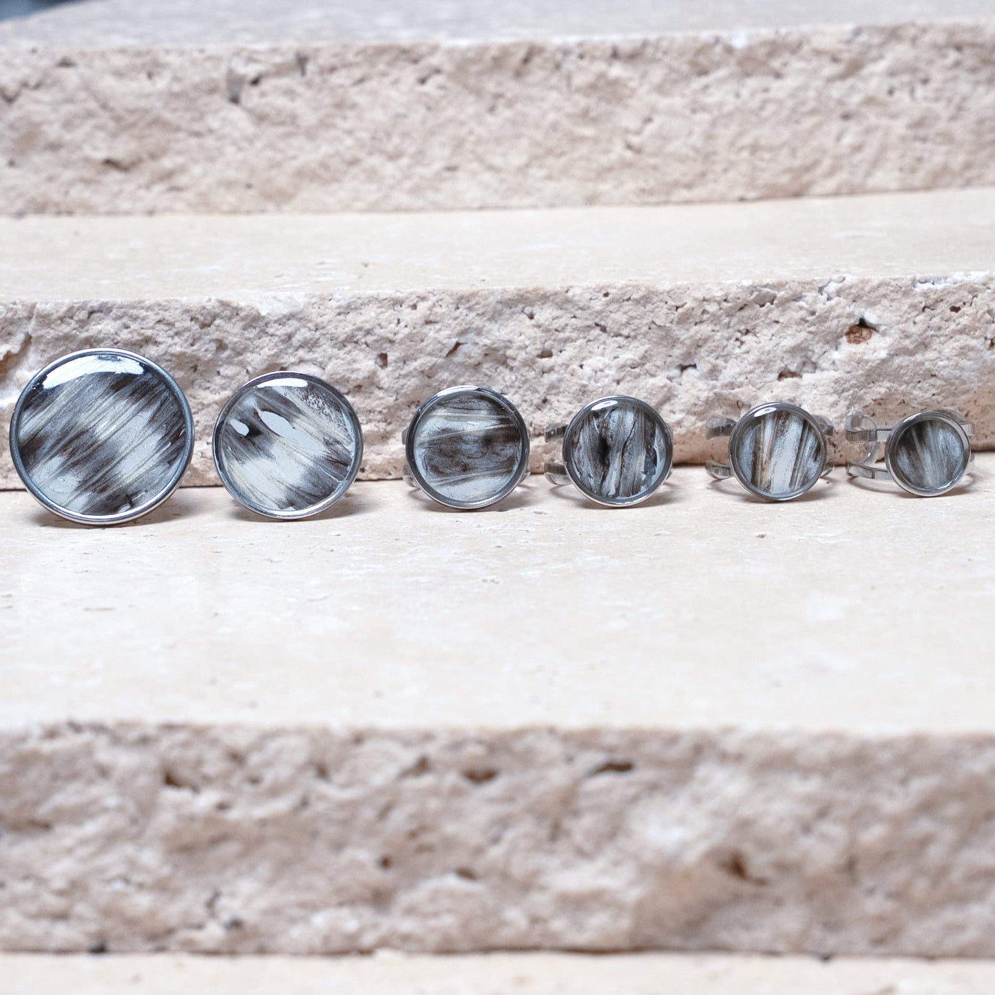 Venom Light Ring — Stainless Steel Circle, 18mm