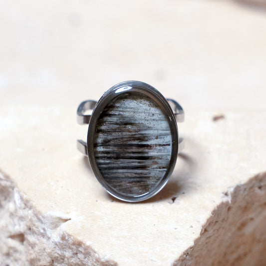 Venom Light Ring — Stainless Steel Oval