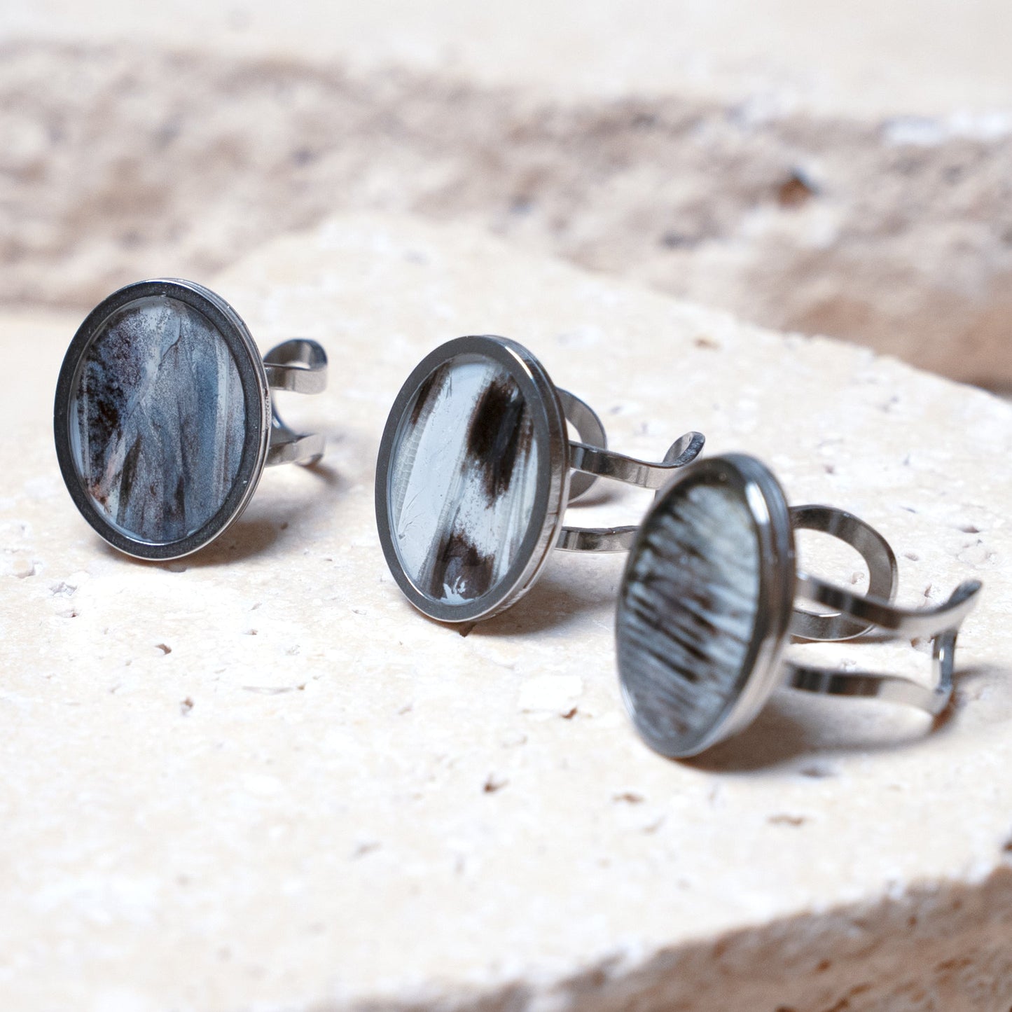 Venom Light Ring — Stainless Steel Oval