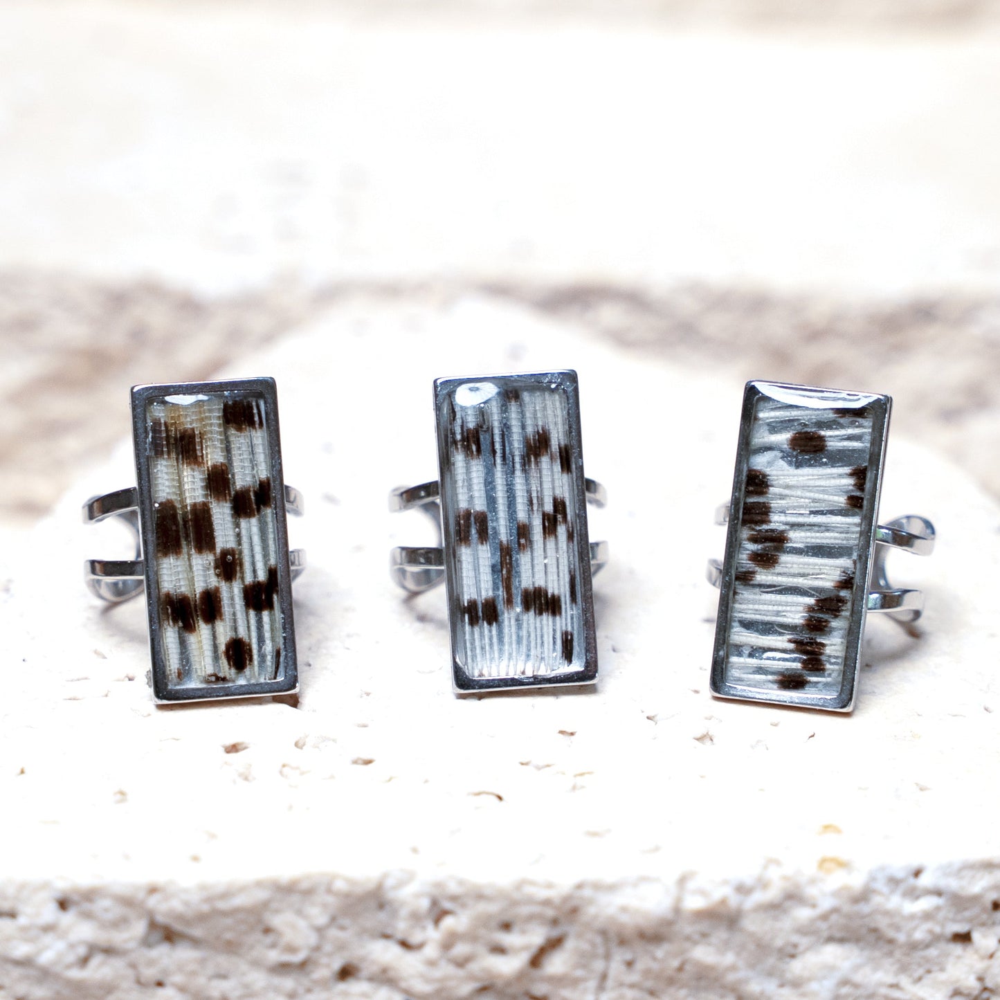 Impact Ring — Stainless Steel Rectangle