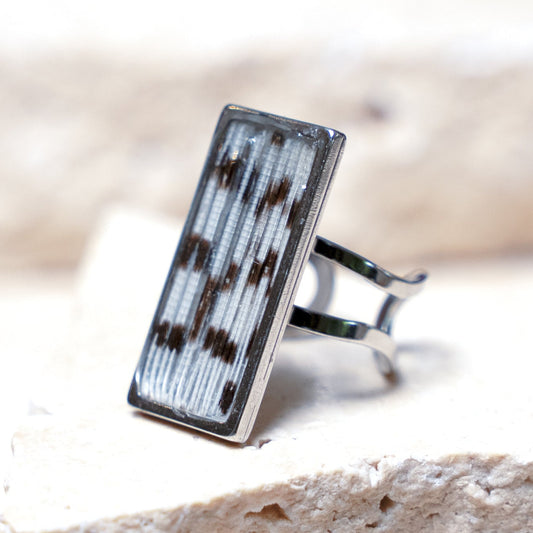 Impact Ring — Stainless Steel Rectangle