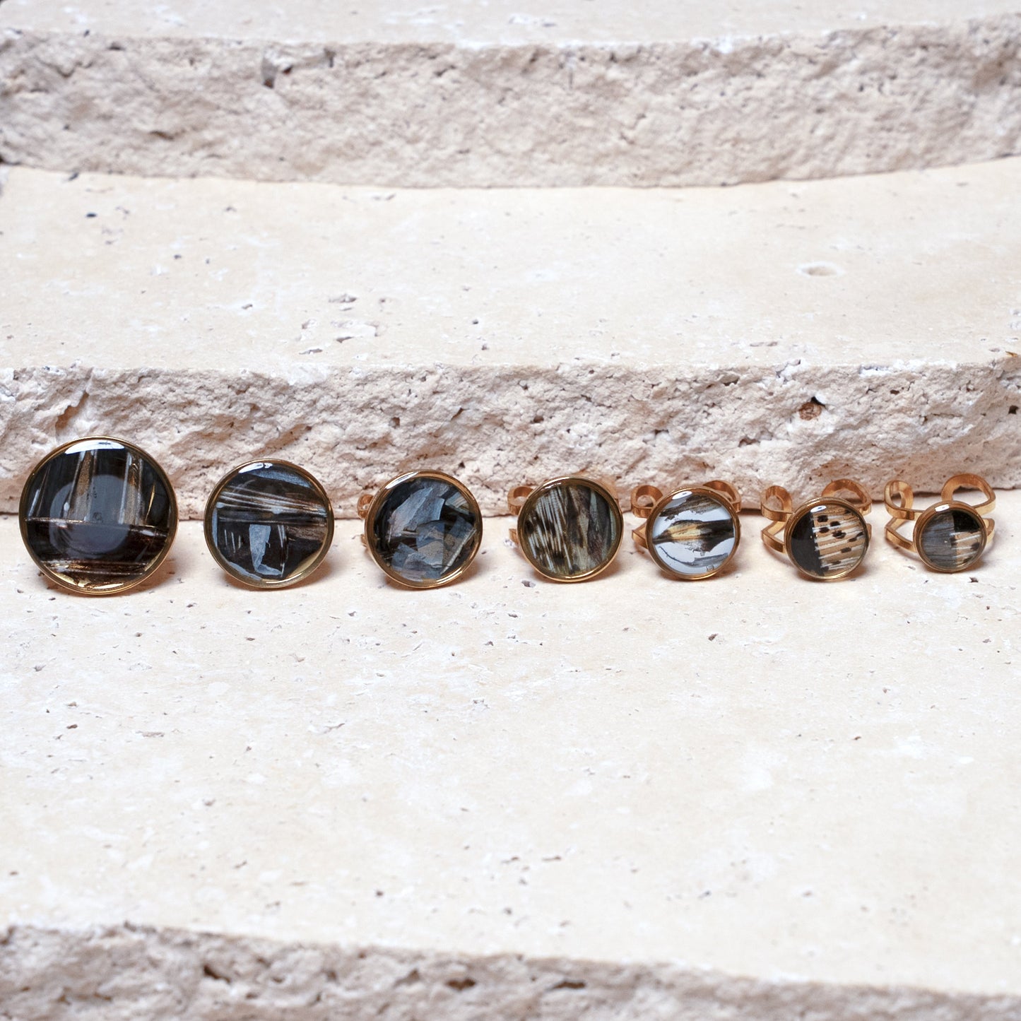 Composition Ring — Gold Circle, 12mm