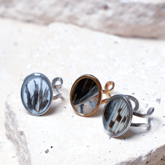 Composition Ring — Gold Oval