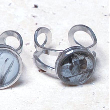 Composition Ring — Stainless Steel Circle, 10mm