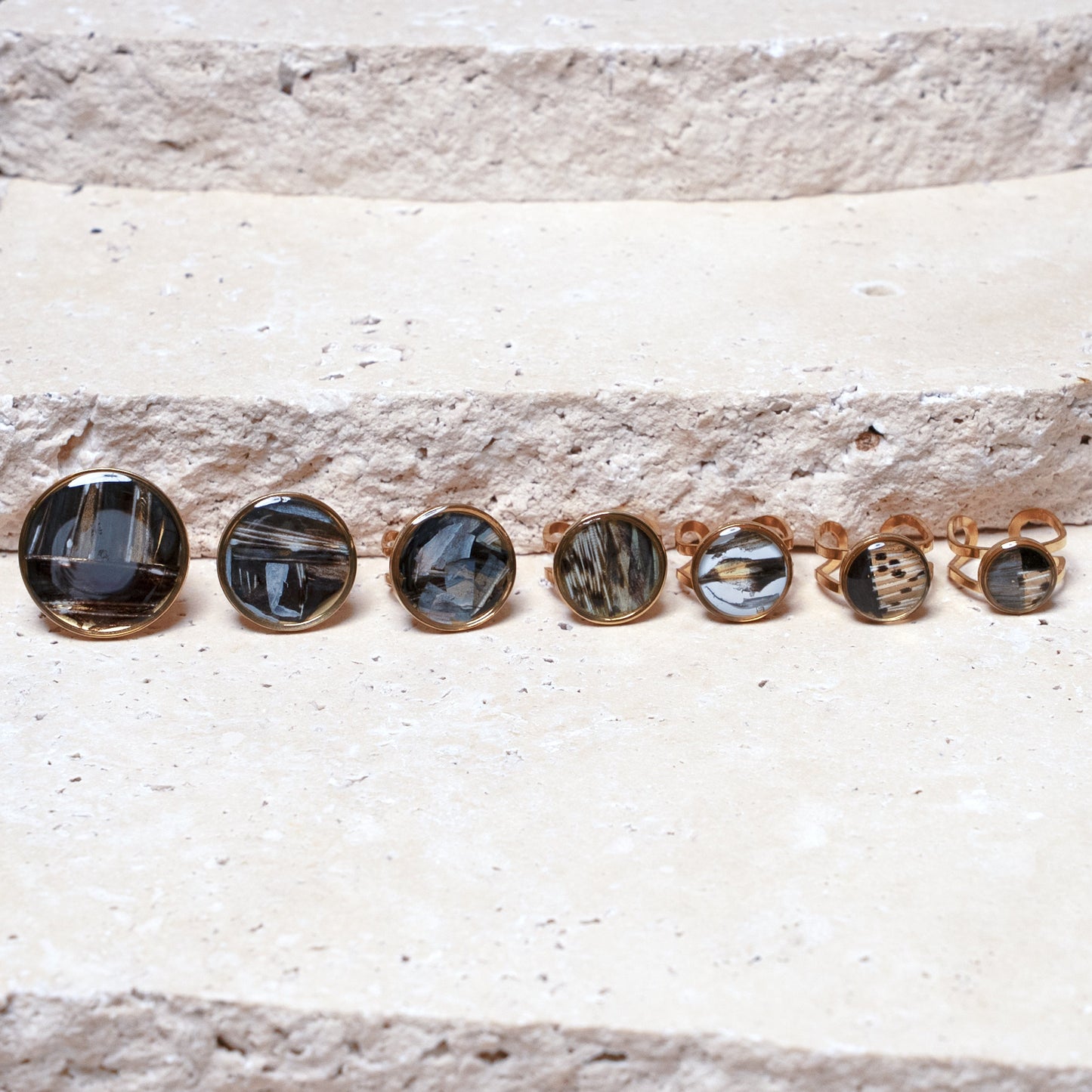 Composition Ring — Gold Circle, 10mm