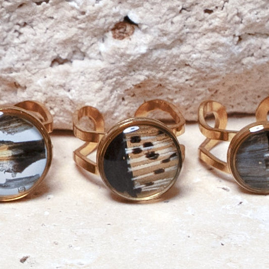 Composition Ring — Gold Circle, 12mm